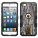 One Tough Shield Â® 3-Layer Hybrid Case (Black w/Black Silicone) for Apple iPod Touch 5 5th / 6 6th Generation - Deer/Snow Forest