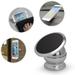 360 Degree Magnetic Smartphone Car Holder for Motorola Moto G7 Power G7 X (2017) Z2 Force Edition Z2 Play Z Play Z Force Z M Z Play Droid (Silver) + Mini Stylus