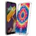 Capsule Case Compatible with LG K22 K22+ [Slim Hybrid Fit Heavy Duty Men Women Girly Cute Design Protective Clear Case Phone Cover] for Boost LG K22 LMK200 - (Tie Dye)