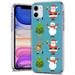 TalkingCase Thin Gel Phone Case Apple iPhone 11 Cute Christmas Funny Bear Reindeer Print