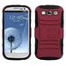 Asmyna Redblack Advanced Armor Stand Protector Cover For Samsung Galaxy S Iii I747l710t999