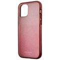 Kate Spade Defensive Case for Apple iPhone 12 Pro and iPhone 12 - Glitter Magenta