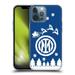 Head Case Designs Officially Licensed Inter Milan Christmas Jumper Santa Sleigh Soft Gel Case Compatible with Apple iPhone 13 Pro Max
