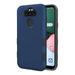 LG K31 /Aristo 5 /Fortune 3/Risio 4 Phone Case Dual Layer Hard TPU Rubber Silicone Protective Hybrid Armor Heavy Duty Grip Bumper Shockproof Cover [NAVY] for LG Aristo 5 LG K31 LG Fortune 3 LG Risio 4