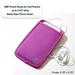 SYB EMF Phone Pouch for Cell Phones up to 3.25 Wide Wallet-Size Phone Holder Purple 6.75 x 3.75 Purple