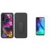 Bemz Armor Combo Motorola Moto G Power (2020) Phone Case - Heavy Duty Armor Protector Belt Clip Cover (2-Pack) Tempered Glass Screen Protectors and Touch Tool - Butterfly Flowers