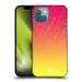 Head Case Designs Neon Rain Ombre Pink Yellow Hard Back Case Compatible with Apple iPhone 13