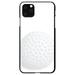 DistinctInk Case for iPhone 11 (6.1 Screen) - Custom Ultra Slim Thin Hard Black Plastic Cover - White Golf Ball