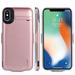 iPhone X Battery Case iPhone X 5000mAh Slim Juicer Extended Battery Case Rechargeable Charging Case with Stand for iPhone X