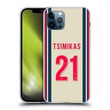 Liverpool FC LFC 2021/22 Players Away Kit Group 2 Konstantinos Tsimikas Soft Gel Case Compatible with Apple iPhone 12 / iPhone 12 Pro