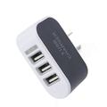 Universal Candy Color 3 USB Multi-Port Wall Charger US Plug Wall Adapter Cube Block AC 110-220V 5V