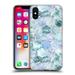 Head Case Designs Officially Licensed Micklyn Le Feuvre Marble Patterns Ice Blue And Jade Stone And Hexagon Tiles Gel Case Compatible with Apple iPhone X / iPhone XS