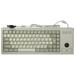 Cherry G84-4420 15 Ultraslim USB keyboard with Optical Trackball Light Gray - G84-4420LUBEU-0