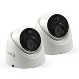 Swann 4K Ultra HD Dome Analogue CCTV Camera w PIR - 2 Pack