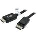 C2G 54327 DisplayPort to HDMI Adapter Cable M/M TAA Compliant Black (10 Feet 3.04 Meters)