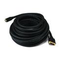 Monoprice 50ft 22AWG CL2 Standard HDMI to DVI Adapter Cable - Black