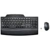 Kensington Pro Fit Wireless Comfort Desktop Set K72403US Black RF Wireless Ergonomic Keyboard and Mouse