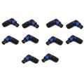 Mr. Dj SPAM-10 Speakon Compatible Right Angle Speaker Cable Connector (10 Pack)