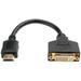 Tripp Lite 8in HDMI to DVI Cable Adapter Converter HDMI Male to DVI-I Female 8