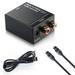 Digital to Analog Audio Converter EEEkit Toslink Signal Optical Coaxial Analog Audio Adapter RCA L/R with Fiber Cable Fit for PS3 HD DVD Apple TV Home Cinema - Black