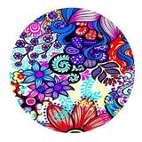 POPCreation Blooming Flowers Round Mouse pads Gaming Mouse Pad 7.87x7.87 inches
