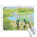 POPCreation Green Horse Mouse pads Gaming Mouse Pad 9.84x7.87 inches