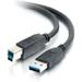 C2G 54174 2M USB 3.0 A MALE TO B MALE CABLE (6.5FT)