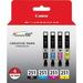 Canon (6513B004) Black and Tri-Color Ink Cartridge 4/pack