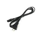 2-Prong 6 Ft 6 Feet Ac Wall Cable Power Cord for Ps2 Ps3 Slim Ps4;