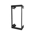 StarTech RK15WALLO Wall Mount Server Rack - 15U Rack - 12 in Deep - Open Frame - Network Rack - Wall Mount Rack - Equipment Rack - 2 Post Rack