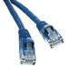 C&E 2 Pack Cat5e Ethernet Patch Cable Snagless/Molded Boot 1.5 Blue (CNE503122)