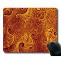 POPCreation Orange Fractal Mouse pads Gaming Mouse Pad 9.84x7.87 inches