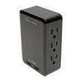 Tripp Lite Direct Plug-In Surge Protector Side Load 6 Outlet & 2 USB Ports