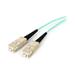 StarTech.com A50FBLCSC1 3.28 ft. Multimode 50/125 Duplex LSZH Fiber Patch Cable LC - SC