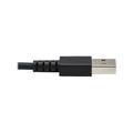 Tripp Lite U050-006-GY-MAX Heavy-Duty USB-A to USB Micro-B Cable - M/M USB 2.0 UHMWPE and Aramid Fibers Gray 6 ft. (1.8 m)