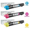 LD Compatible Xerox Phaser 6700 Set of 3 Color Toner Cartridges: 1 HY Cyan 106R01507 1 HY Magenta 106R01508 and 1 HY Yellow 106R01509