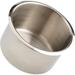 Brybelly Single Stainless Steel Cup Holder Jumbo - Silver Drop-in Anti-Spill Storage Solution or Replacement Item for Poker Table Work Desk Car Custom Build & DIY Projects