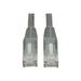 Tripp Lite Premium Cat6 Gigabit Snagless Molded UTP Patch Cable 24 AWG 550 MHz/1 Gbps (RJ45 M/M) Gray 35 ft. - Patch cable - RJ-45 (M) to RJ-45 (M) - 35 ft - UTP - CAT 6 - IEEE 802.3ab/IEEE 802.5 - molded snagless solid - gray