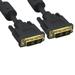 Kentek 15 feet FT DVI digital 18+1 pin single link DVI-D male to male 28 AWG gold plated with EMI Ferrite Filters cable cord black Monitor HDTV PC MAC TV LCD