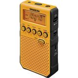 Sangean Portable AM/FM Radio Yellow DT-800