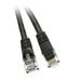 C&E Cat6 Black Ethernet Patch Cable Snagless/Molded Boot 6 Inch