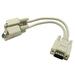 DB9 Serial Y adapter DB9 Male to Dual DB9 Female 8 inch