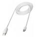 White 3ft USB Cable Rapid Charger Sync Power Wire Micro-USB Data Cord Supports Fast Charging L6K for Pantech Element - Samsung Galaxy Tab 4 10.1 7.7 S 10.5 8.4 - Sony Xperia Z 10.1 Z2 Tablet