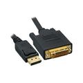 UNIRISE USA LLC DVIDP-06F-MM THIS DISPLAYPORT MALE TO DVI-D DUAL LINK 24+1 MALE CABLE WILL ALLOW YOU TO CONNE