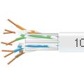 Black Box GigaTrue 1 000 Feet Category 6 Solid Bulk Cable 550-MHZ Unshielded UTP CMP Plenum Pull Box White 1 000 ft.