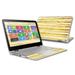 Skin Decal Wrap Compatible With HP Spectre x360 13.3 (2015) wrap skins Gold Stripes