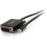 Refurbished C2G 3ft Mini DisplayPort to DVI Cable - Single Link DVI-D Adapter - Black - for Video Device Notebook Tablet Monitor - 3 ft - 1 x Mini DisplayPort Male Digital Video - 1 x DVI-D