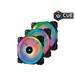 Corsair LL Series LL120 RGB 120mm Dual Light Loop RGB LED PWM Fan 3 Fan Pack with Lighting Node Pro - CO-9050072-WW