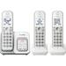 Panasonic KX-TGD533W Expandable Cordless Phone with Call Block and Answering Machine - 3 Handsets