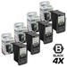 LD Remanufactured Canon PG-240 / 5207B001 / PG-240XL / 5206B001 Set of 4 HY Black Ink Cartridges for PIXMA MG2120 MG3122 MG3222 MG3522 MX372 MX432 MX452 MX459 MX472 MX479 MX512 MX522